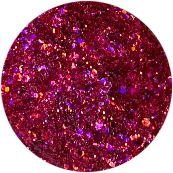 Glitter Effekt Creme Set in Hologramm Grün-Türkis-Pink je 90g